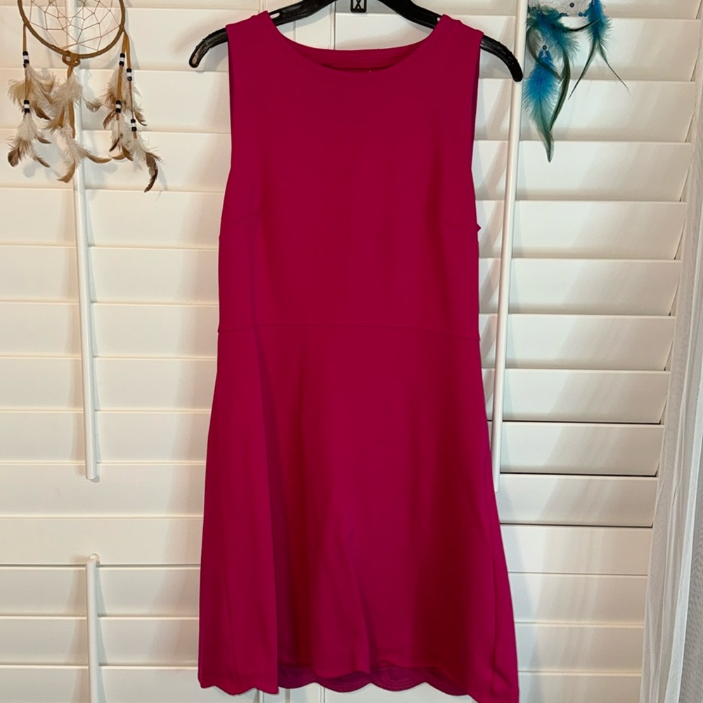 Kate Spade pink scalloped dress